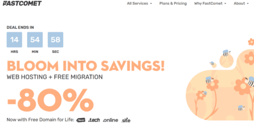 عرض خاص على استضافة FastComet