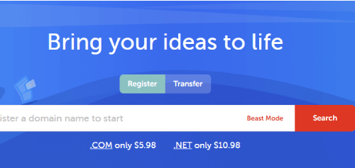 الدومين دوت كوم 5.98 دولار من Namecheap