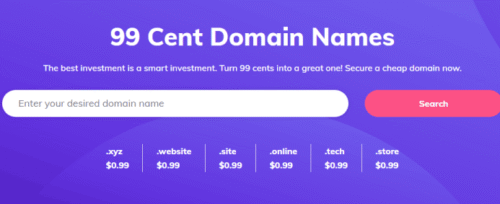 حجز دومين دوت كوم من هوستنجر مقابل 2.99$ مع حماية whois مجانا