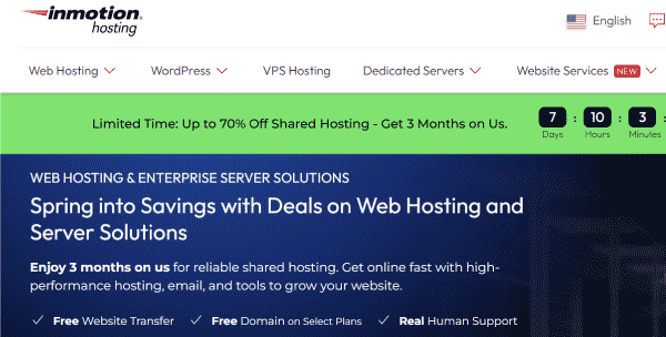 ما هي شركة إنموشن هوستنج InMotion Hosting